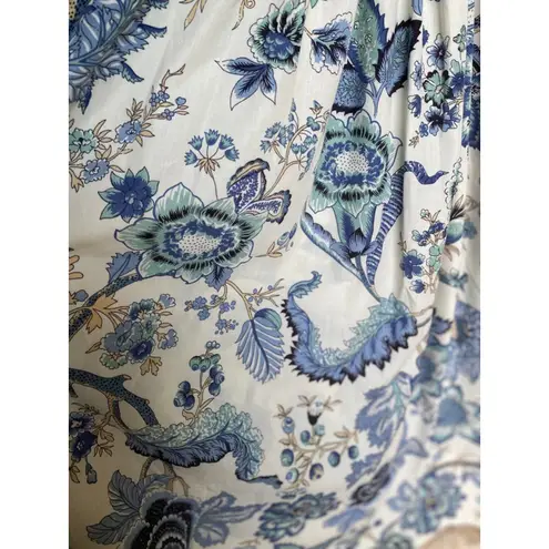 None Floral Tie Strap Maxi Dress Summer Wedding Gala Event Cottagecore Boho Feminine