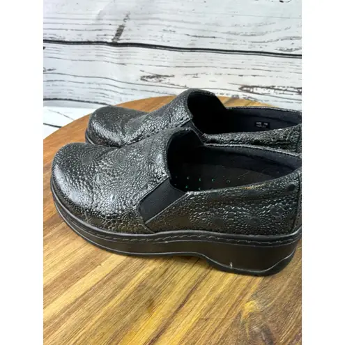 Women's Klogs Black Silver Naples Mules & Clogs Size 7