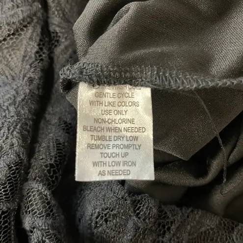 Sunny Leigh NWT Black Lace Pencil Skirt Size 2