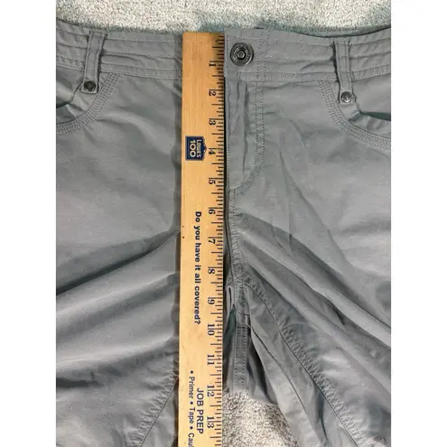 Kuhl Women's Shorts 10 Hiking Bermuda Gray Nylon Polyester Outdoor
