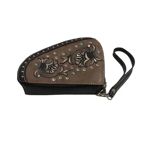 Studded Holster Brown 6X3X7 Crossbody Brown