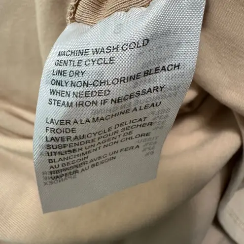 Sophie Rue Women Ruched Sleeveless Midi Dress S Minimalist Stretch Clean Girl