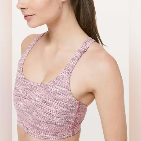 Lululemon  Energy Bra Arrow Jacquard Antique Bark Copper Coil workout sports bra