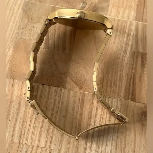 Nixon The Arrow Point It Watch Black Dial Gold-Tone Bracelet New Crystal