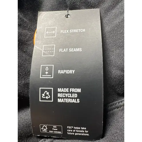 Ideology Black Sports Bra Crisscross Back Low Impact Performance Size 3X - Image 7