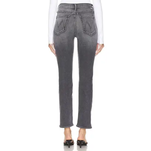 NWT Mother The Rascal Flood in Magic 8 Ball Stretch Straight Jeans 27 Gray