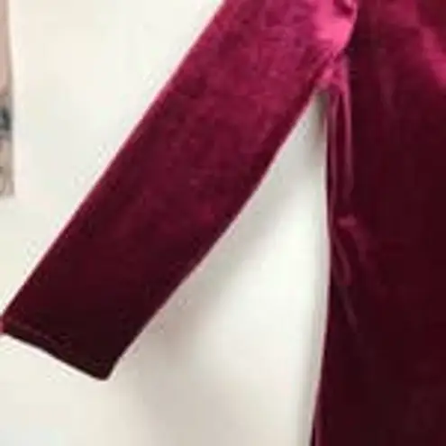 M Studio 90s Y2K Retro Velvet Juniors Medium Fairy Romantic Chic Dressy Coquette Red Size undefined