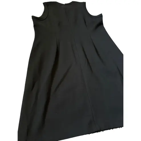 J. McLaughlin Christian Sleeveless Sequin Embellished Sheath Dress Black Size XL