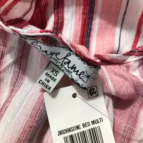 Crave fame Juniors' Batwing-Sleeve Crop Top NWT XS