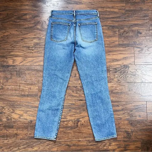 3x1 • W3 Straight Authentic Crop jeans high rise slim leg Celie medium wash