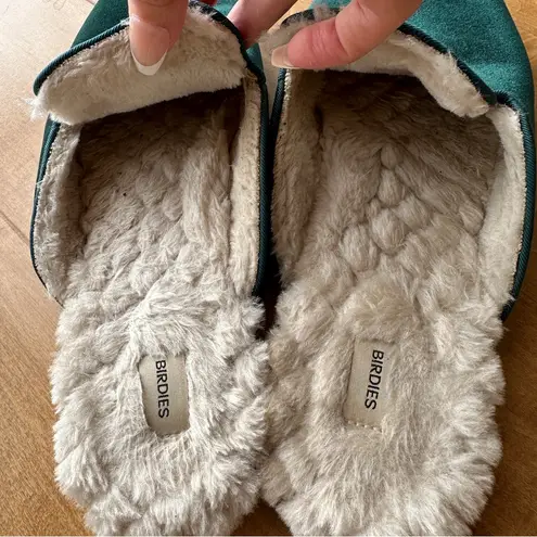 Birdies Women’s Emerald Green Velvet Phoebe Mules, Size 9