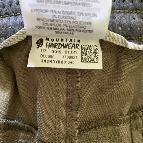 Mountain Hardwear Women's AP Scrambler Short Olive Green Size 12 Outdoor Hiking