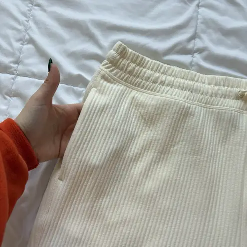 NWT DSG Womens Size XL Pants Cream High Rise Woven Everyday Jogger Pant White