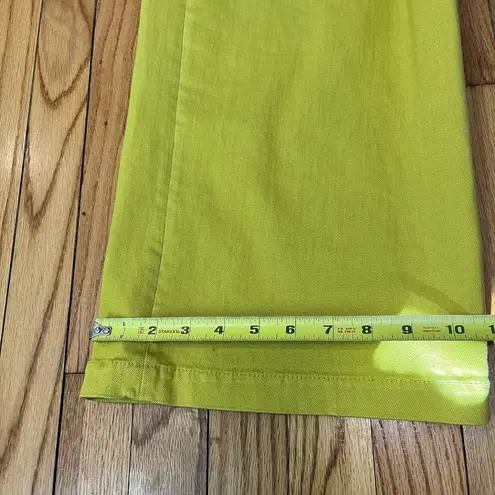 Tibi  NWT High-waist Wide-leg Cropped Jeans‎ In Mustard Yellow Size 2 - Image 11