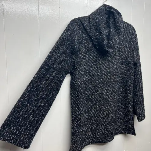 Caffe Marrakesh Sweater Womens Small Wool Blend Cowl Neck Career Workwear Casual Black