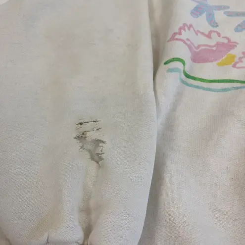 Vintage Down Under Crewneck Lightweight Material White Size L