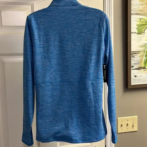 Nike  Golf Women’s Dri-Fit Long Sleeve Pullover Heather Light Blue Shirt- Large