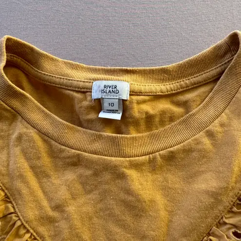 River Island Bohemian Ruffled Long Sleeve Tee