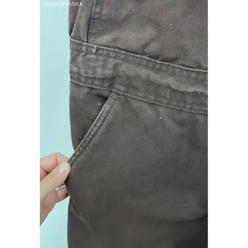 Vintage Bernie Brown Women's Burgundy Dungarees