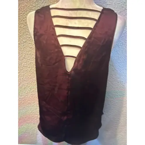 Coke Jeans Cityscape Cut Out Tank Top Black/Purple M Coca Cola ATL Collectible Black Size M