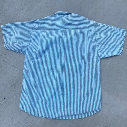 Vintage 90s Blazer Firenze Striped Button Up Multi Size L