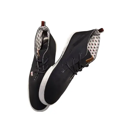 Ben Sherman Size 10.5 Chukka Print Lining Sneakers Stylish Casual Shoes Navy Blue