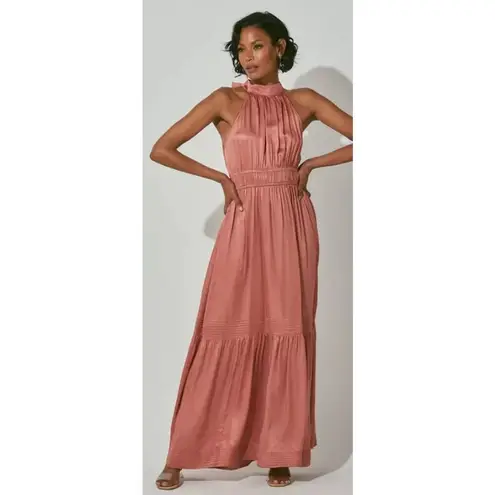 Cleobella NWT Revolve Margot Ankle Maxi Dress Rose Size Small