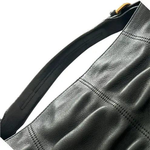 Furla Rouged Black Leather Handbag