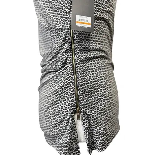 Jones New York NEW  Size S Womens Top Sleeveless Geometric Print W/ Side Zipper
