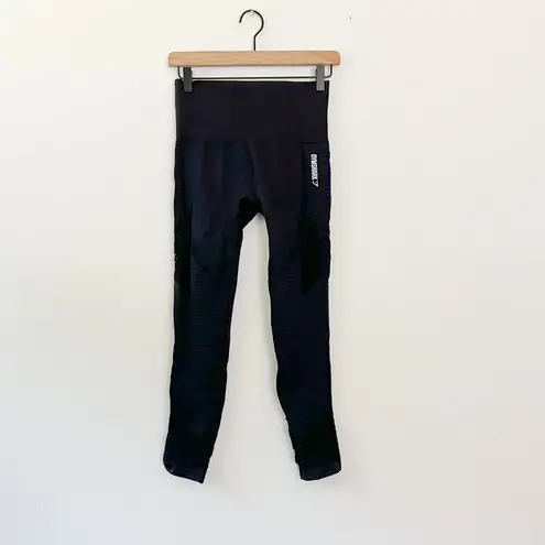 Gymshark  Women’s Energy+ Seamless Leggings, Black, Cutout M