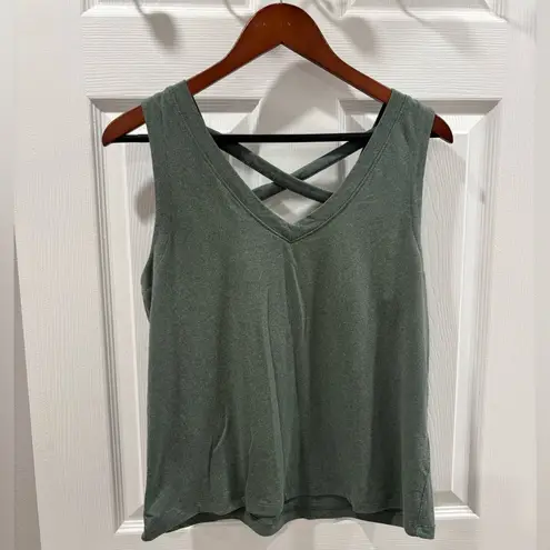 Threads 4 Thought Stitch Fix Threads For Thought Kristie Criss Cross
Heather Luxe Jersey Tank Med