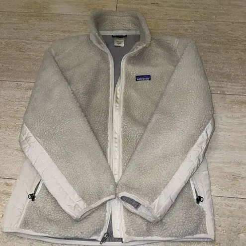 Patagonia Vintage  Classic Retro X‎ Deep Pile Fleece Jacket Womens Size L Y2K - Image 6
