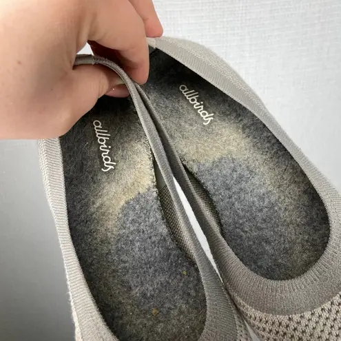 Allbirds Women's size 8 Gray Knit Ballet Flats Shoes Lightweight Comfortable
