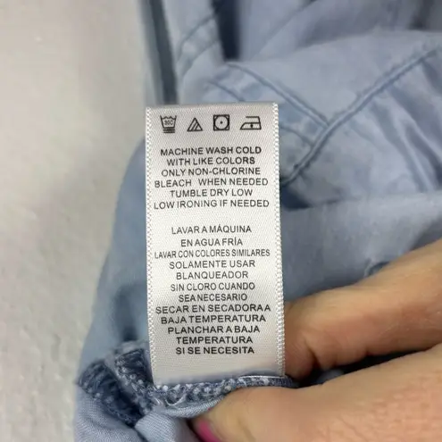 Billy T Women's XS Everyday Overalls Light Blue Lyocell Jumper Adjustable Strap