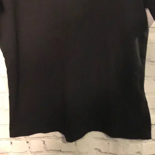 Brooks Bobbie  Plain Black Tee Shirt L 12-14