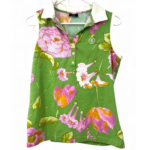 Bogner | M | Top Tank Polo Floral Print V