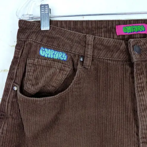 Empyre Pants Womens 11 Brown 32x29.5 Corduroy Loose Baggy Tori Carafe Skate Y2K Size undefined