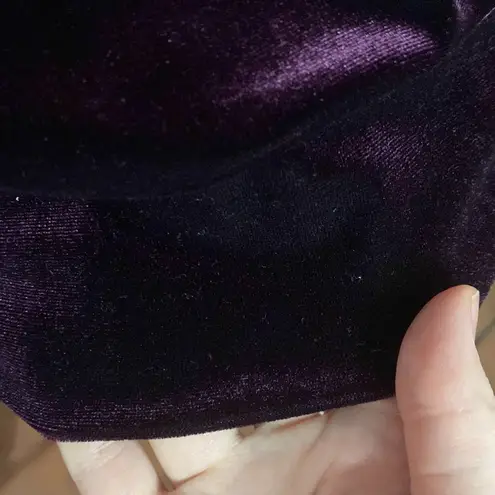 MISA Los Angeles je t’adore embroidered velvet balloon sleeve sweatshirt size S