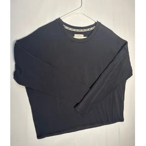 Madewell  MWL Make Weekends Longer two black & green Soft Sweatshirt size small