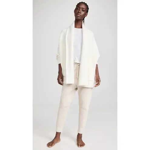 Barefoot Dreams CozyChic Blanket Wrap in Pearl One Size New Womens Cardigan