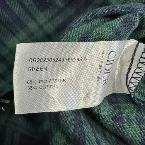 Cider NWT Tartan Pleated Mini Skirt With Faux Belt XL