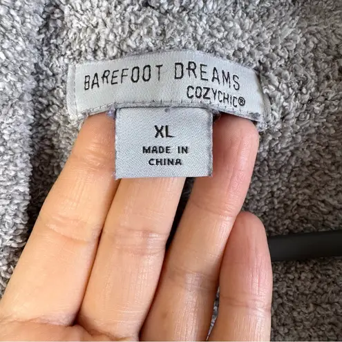 Barefoot Dreams Cozy Chic Cozychic Cali Knit Cardigan Grey XL X-large Longline