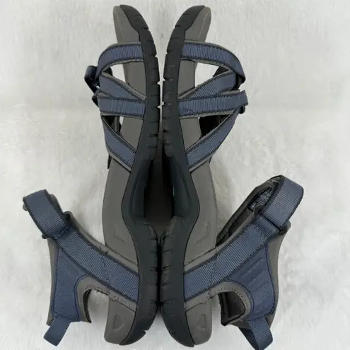 Teva Womens Hiking Sandals Blue Strappy Athletic Outdoor Shoes Size 10