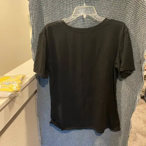 Unbranded Running Late is My Cardio Graphic Funny Tee Shirt Black Size L