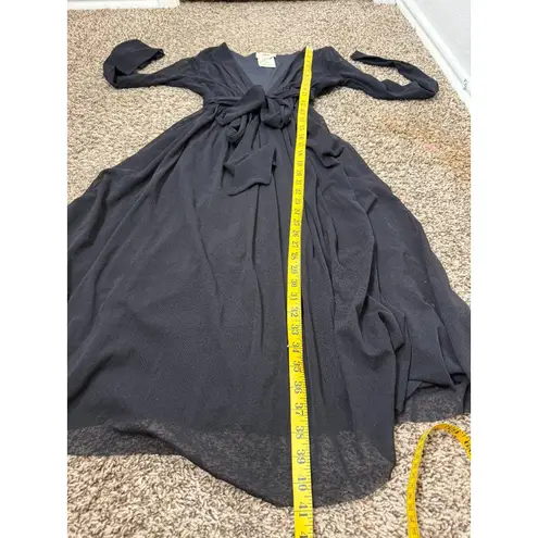 Y2k John Paul Gaultier Fuzzi Black Babydoll Dress Sz S Whimsigoth Sheer Grunge