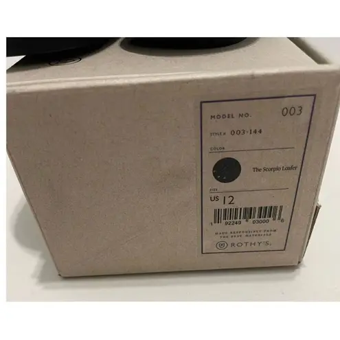 Rothy's Zodiac Scorpio Loafers Retired Slip On Washable Flat Navy Blue Size 12