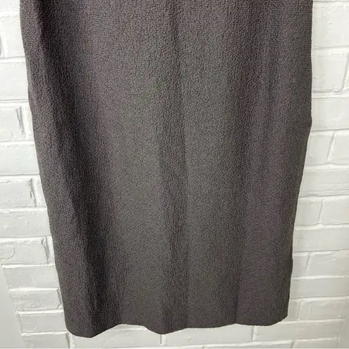 St. John Chocolate Brown Knit Dress Size 10