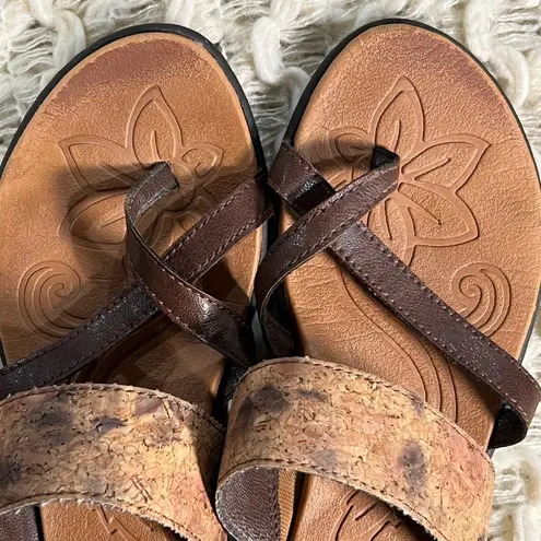 boc Brown Tan Concept Sandal with Wide Multi