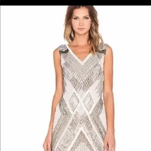 The Jetset Diaries #125 the nude beaded mini dress