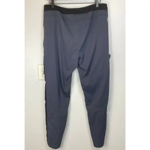 Grey's Anatomy  Womens L Active Spandex Stretch Grey Color Block Taper Scrub Pant